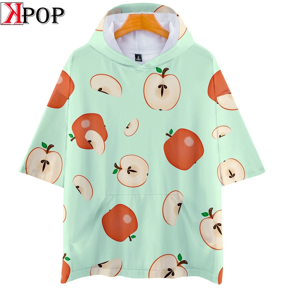 Pride Fruit цветочный узор Мода 2019 Новинка Harajuku толстовки футболки короткий рукав