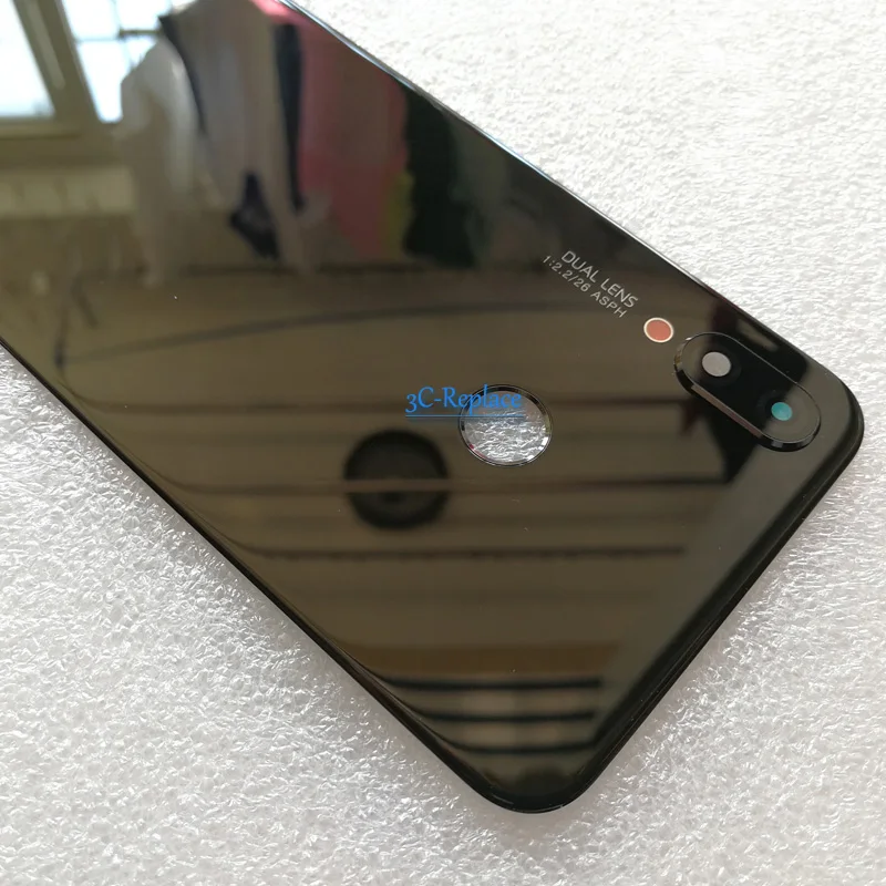 Оригинальный Для Huawei P Smart + ( Plus) из искусственной кожи для Nova 3i INE LX1 / L21 LX2 задняя