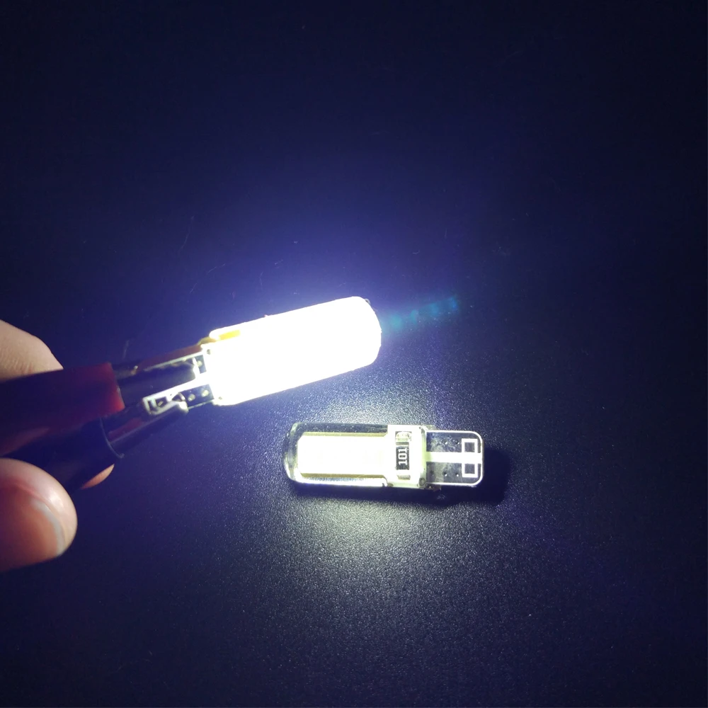YSY 10 шт. T10 194 168 COB 12SMD W5W кремниевый светильник для чтения 12 В постоянного тока