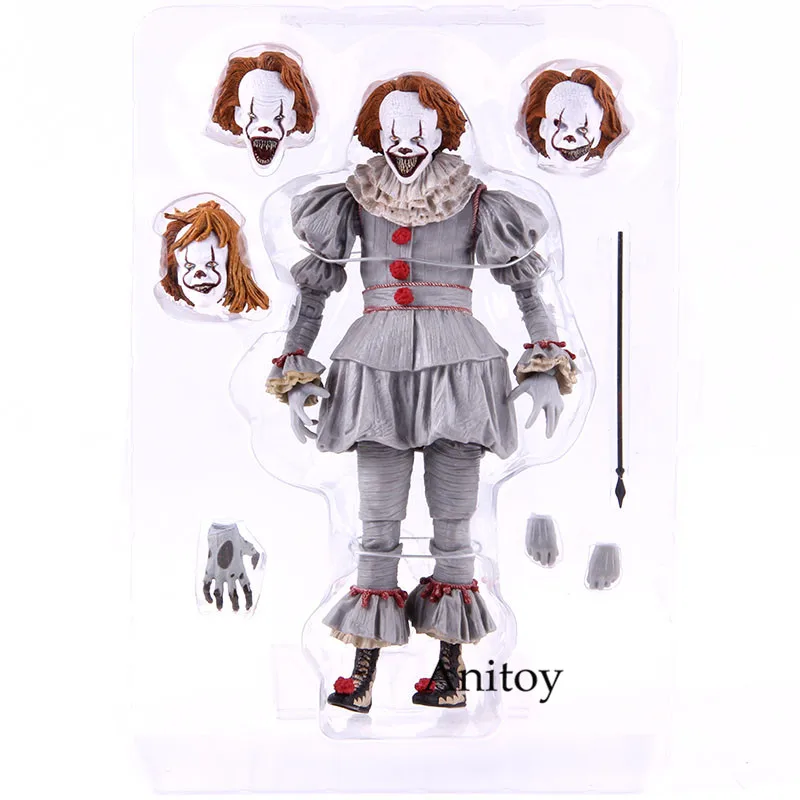 Фигурка клоуна пеннивайза NECA Stephen King's IT 2017 Ultimate Well House экшн фигурка из ПВХ фильма