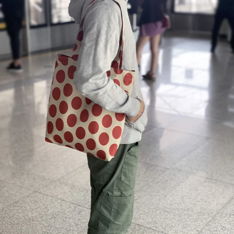 Youda корейские волнистые наклонные холщовые сумки женские модные сумочки для