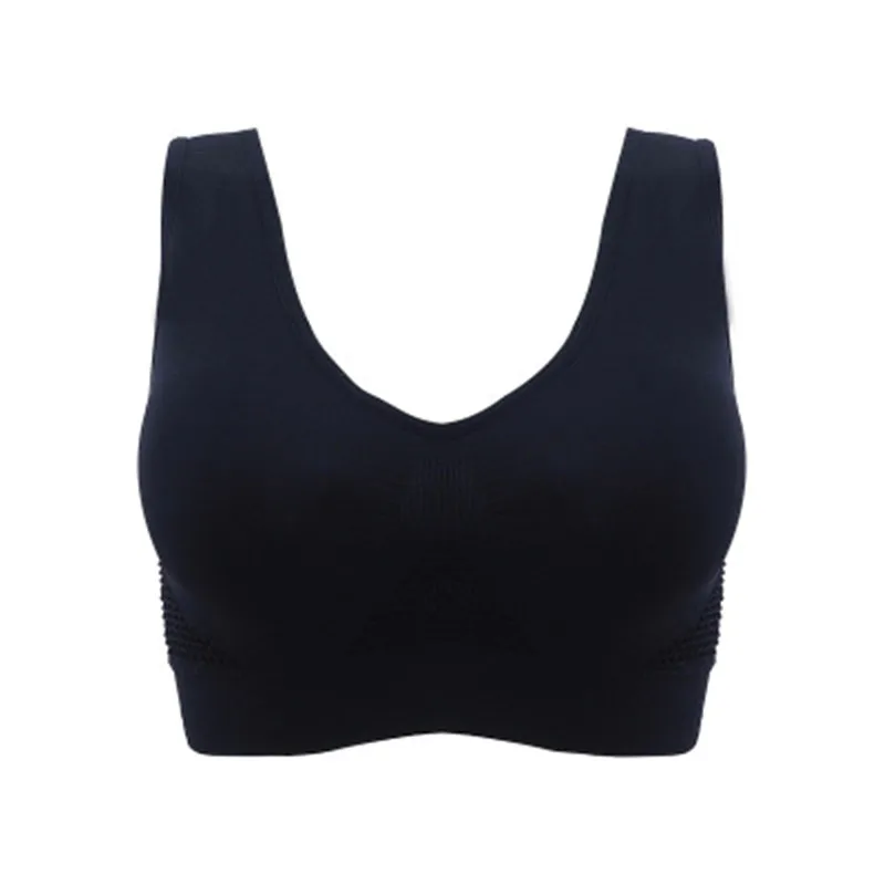 Black (no zipper) Сексуальный бюстгальтер с подушечками бесшовный бюстгальтер с эффектом пуш-ап передняя молния размера плюс XXL Нижнее белье ударопрочный беспроводной бюстгальтер Lingrie черный/белый/кожа - Цвет: Black (no zipper)