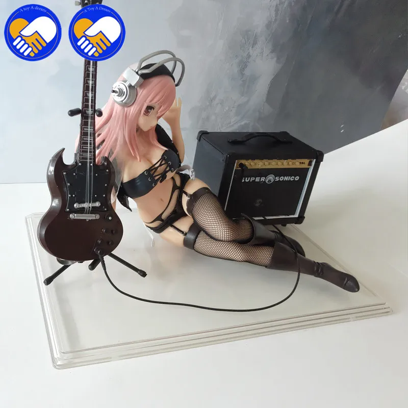 Купальник fuyu SONICO супер Соник 14 см ПВХ аниме фигурка модель с гитара бикини для