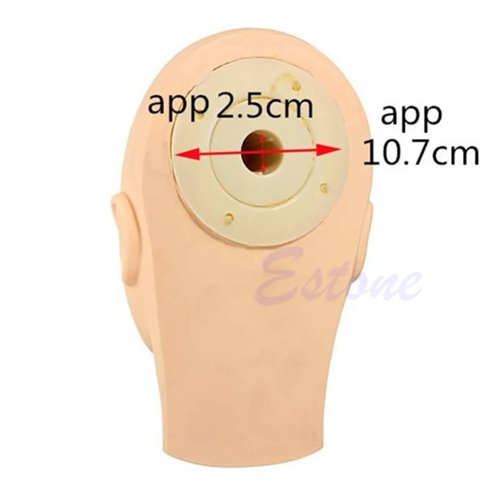 Тренировочный манекен для массажа лица с плоской головкой практики макияжа