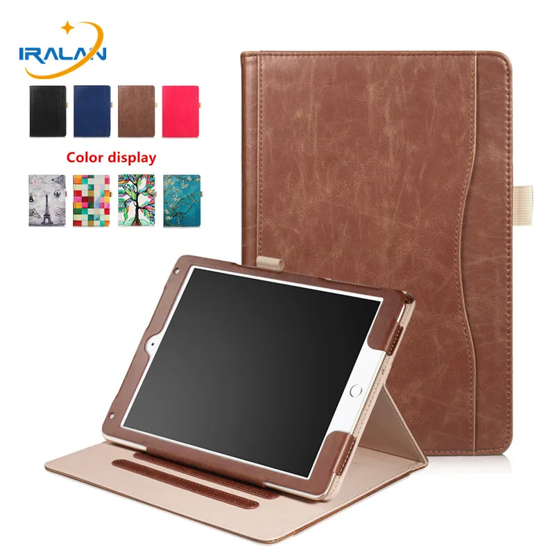 Модный чехол для Apple iPad 9 7 2017 2018 6 го поколения A1893 A1954 умный Air 1 2 подставка + пленка