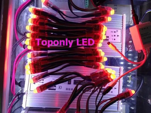 СВЕТОДИОДНАЯ Гирлянда RGB DC5v 12 мм для Рождественского украшения меняющая цвет