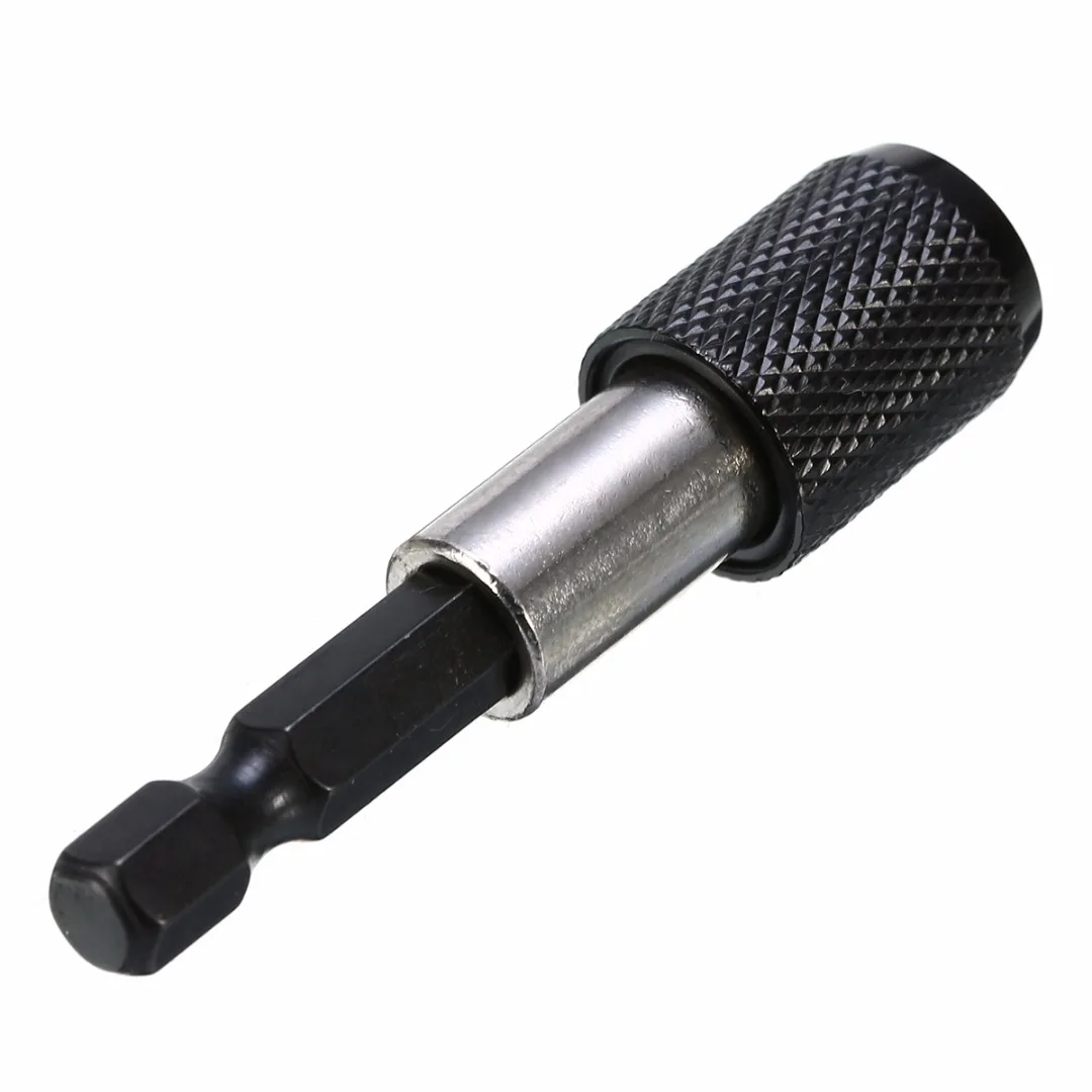 

1/4 Inch Hex Shank Screwdriver Bits Holder Quick Release Electric Drill Screwdriver Bit Holder 60mm