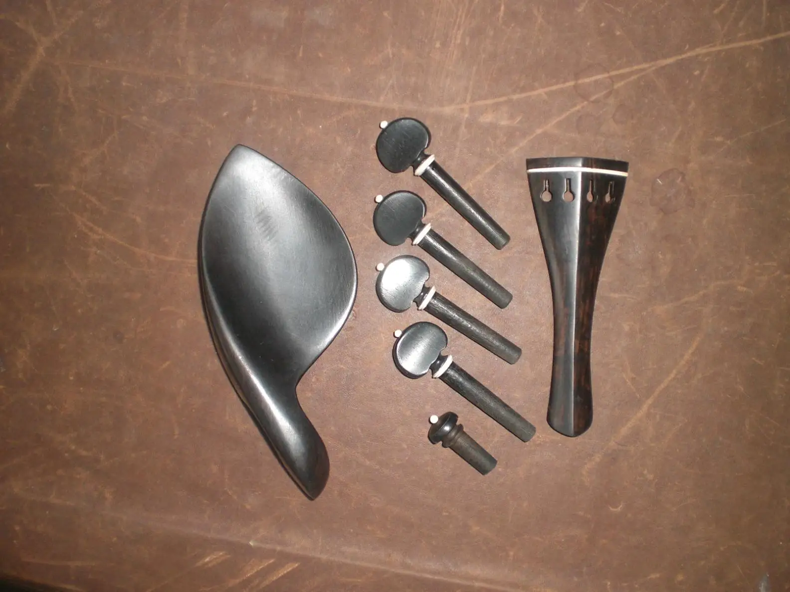 1 комплект черного цвета для скрипки включая хвостовой упор подбородка 4 колышка