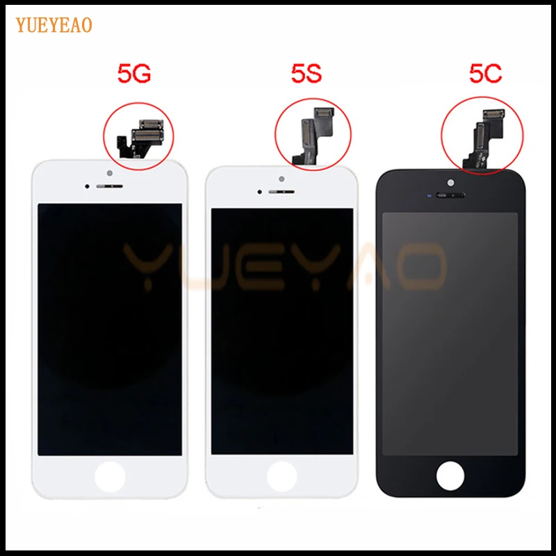 YUEYAO AAA экран для Apple iPhone 5 5S 5C 5SE ЖК дисплей сенсорный в сборе с дигитайзером стекло