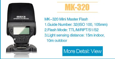 Meike MK-320N ttl HSS мини-мастер Управление вспышка для Nikon J1 J2 J3 D750 D610 D7100 D5100 D5200 D3300 и так далее