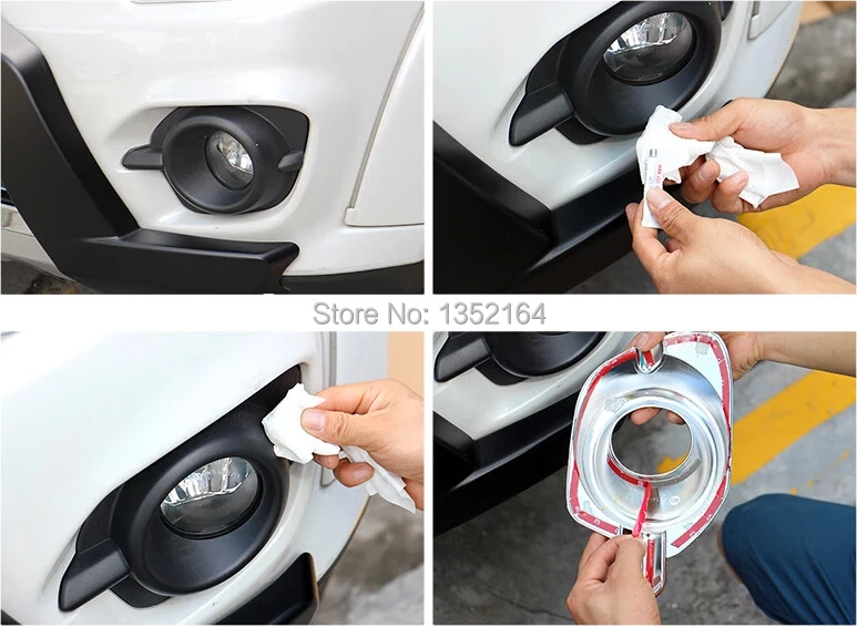 

Auto front fog lamp trim, head fog light cover for Mitsubishi Pajero sport 2014 2015,car styling