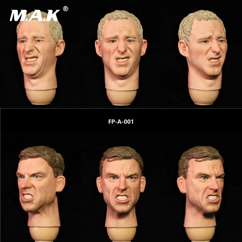 1/6 весы мужской головы лепить с выражением модель игрушки FP A 001/ S 001 для 1:6 человек