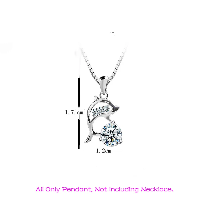 Модное короткое очаровательное женское ожерелье с подвеской в виде дельфина из