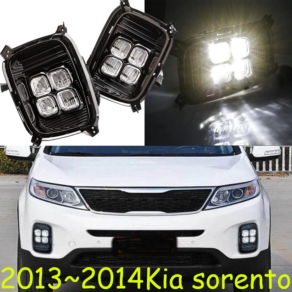 Автомобильный Стайлинг для 2013 2014 Sorento Дневной светильник светодиодный DRL sorento