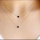 2021 винтажное черное готическое Лолита викторианское Хрустальное панк ожерелье-чокер с несколькими цепочками ювелирные изделия