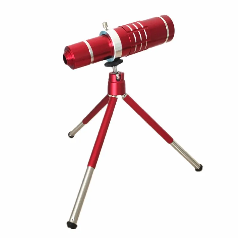 Универсальный красный 18X Оптический Телефон Объективы для фотокамер Telescope