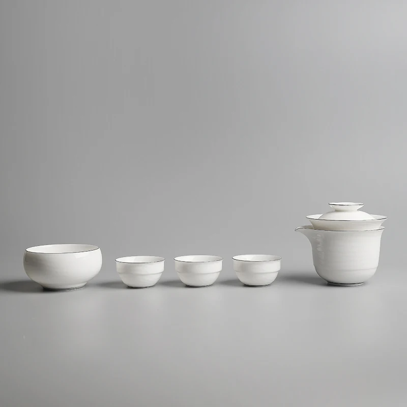

water ripple design portable tea set tea set Chinese Kung fu ceremony tea set tea set porcelana China Kungfu tea set Portable