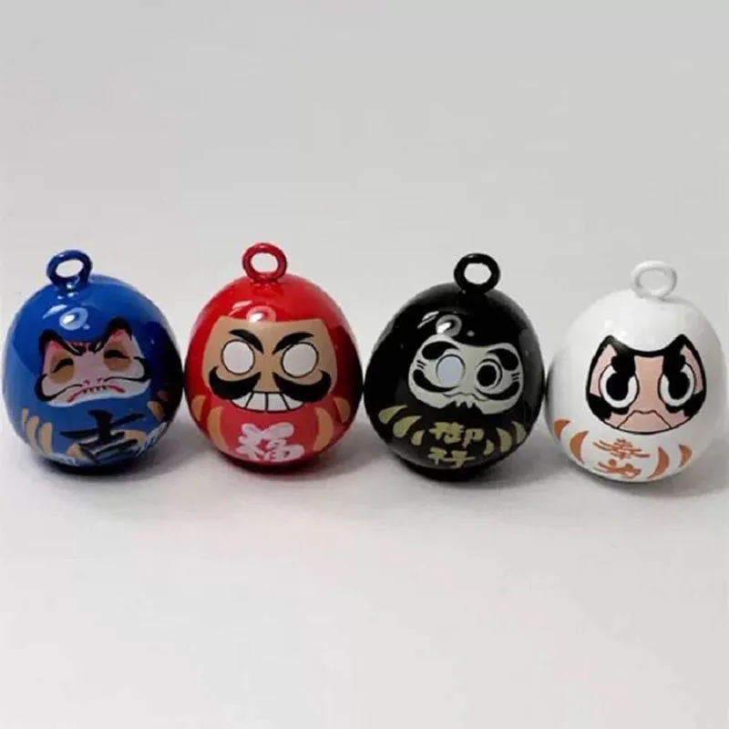 

Подвеска-колокольчик Daruma на удачу, закрытый Jingle Bells, ожерелье, подвеска, аксессуары, ювелирные изделия, фурнитура для рукоделия