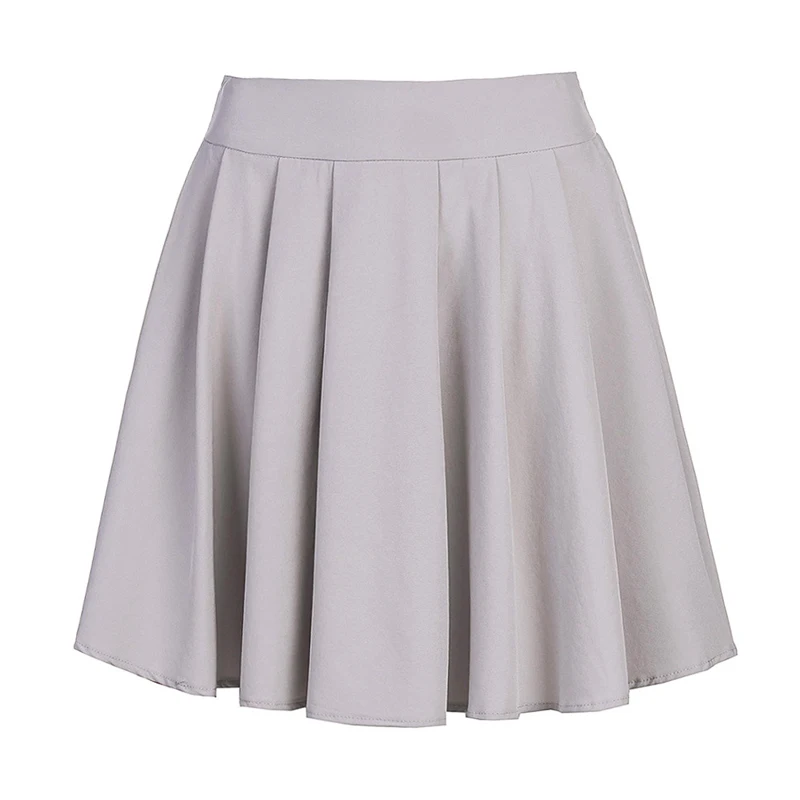 Sweet Women Pleated Skirt School Black Grey Color Girls Dance Clothing Mini Skirts KH832347 | Женская одежда