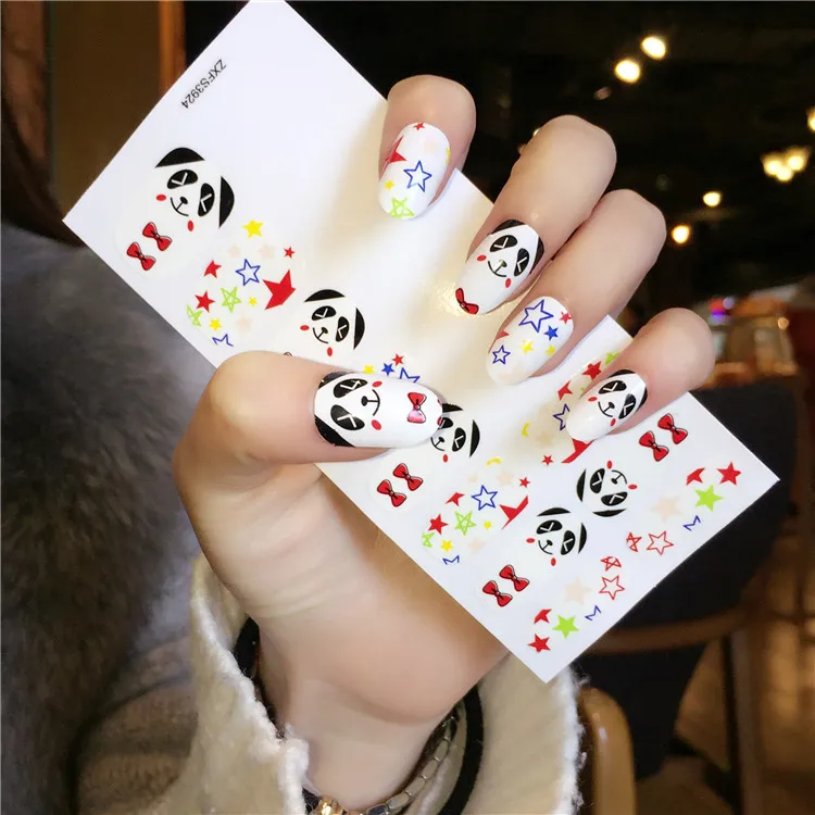 Sweet nail stickers waterproof long lasting cute Nails Sticker | Красота и здоровье