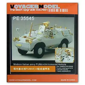 KNL HOBBY Voyager Model PE35545 Italian Puma 4X4 wheeled armored vehicle upgrade metal etching parts
KNL HOBBY Voyager Model PE35545 Italian Puma 4X4 wheeled armored vehicle upgrade metal etching parts