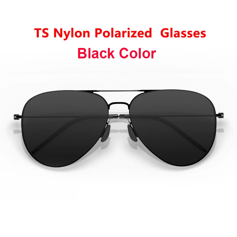 TS Nylon Black Xiaomi Кастомизация TS нейлон поляризованные солнцезащитные очки ультра-тонкий легкий предназначен для путешествий на открытом воздухе для мужчин и женщин - Цвет: TS Nylon Black