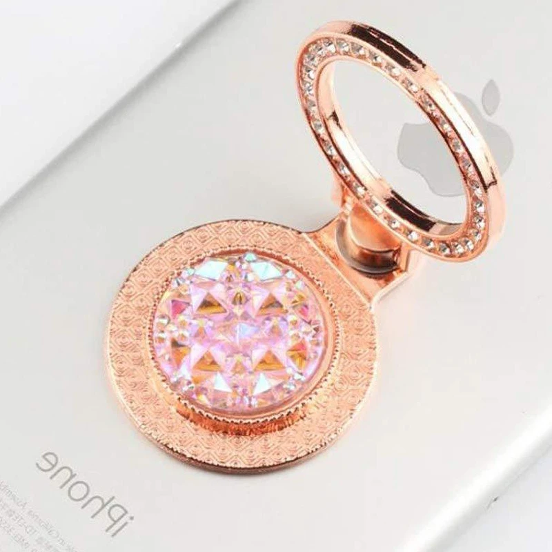 Кольцо на палец держатель телефона Bling Diamond смартфон подставка для iPhone samsung универсальный стенты мобильного телефона крепление VS попсокет для телефона на телефон