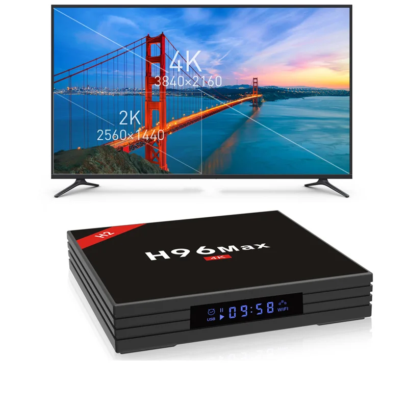 4 Гб 64 RK3328 четырехъядерный Смарт Android 7 1 TV BOX Bt4.0 H2.65 K 2 ГГц/5 ГГц