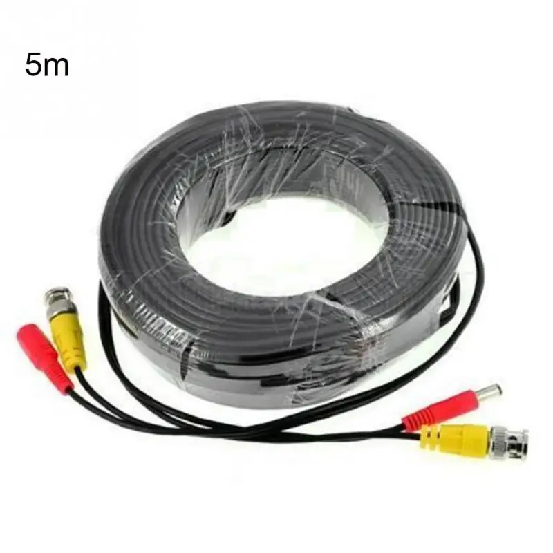New CCTV Camera Accessories BNC Power Video Siamese Cable for Surveillance DVR Kit Length 1m 5m 10m 20m 30m