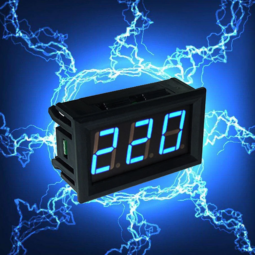 Цифровой вольтметр Амперметр Voltimetro красный Мини светодиодный Ампер Amperimetro Gauge DC