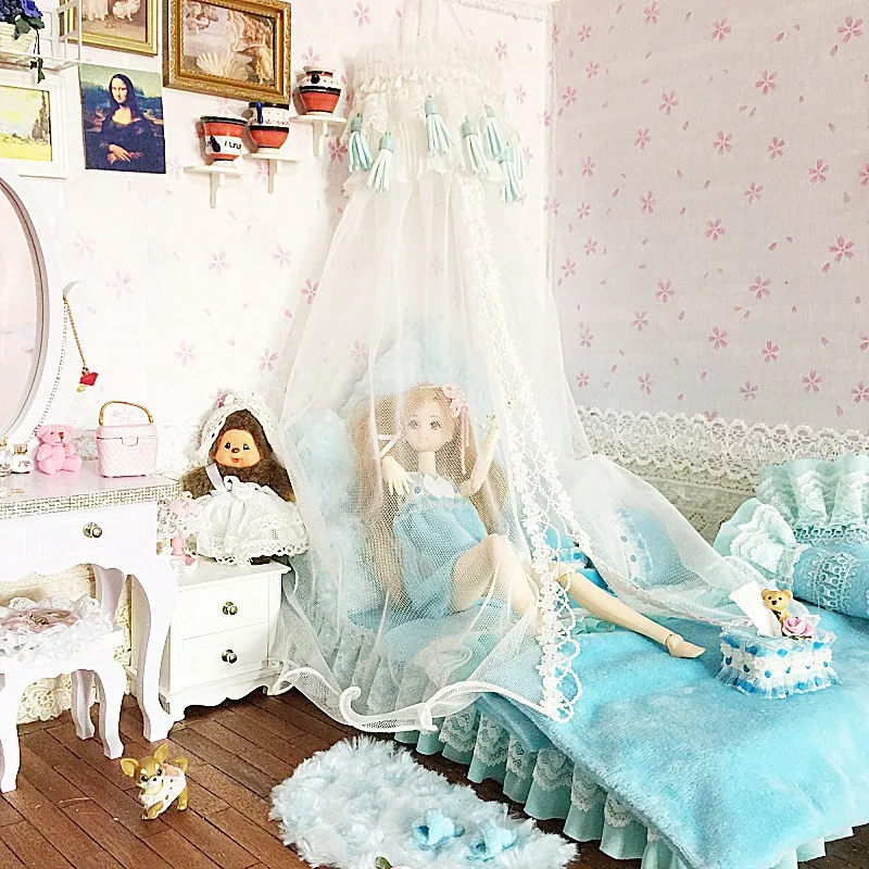 1:6 мебель для кукол кукольный домик миниатюрная кукольная кровать kawaii
