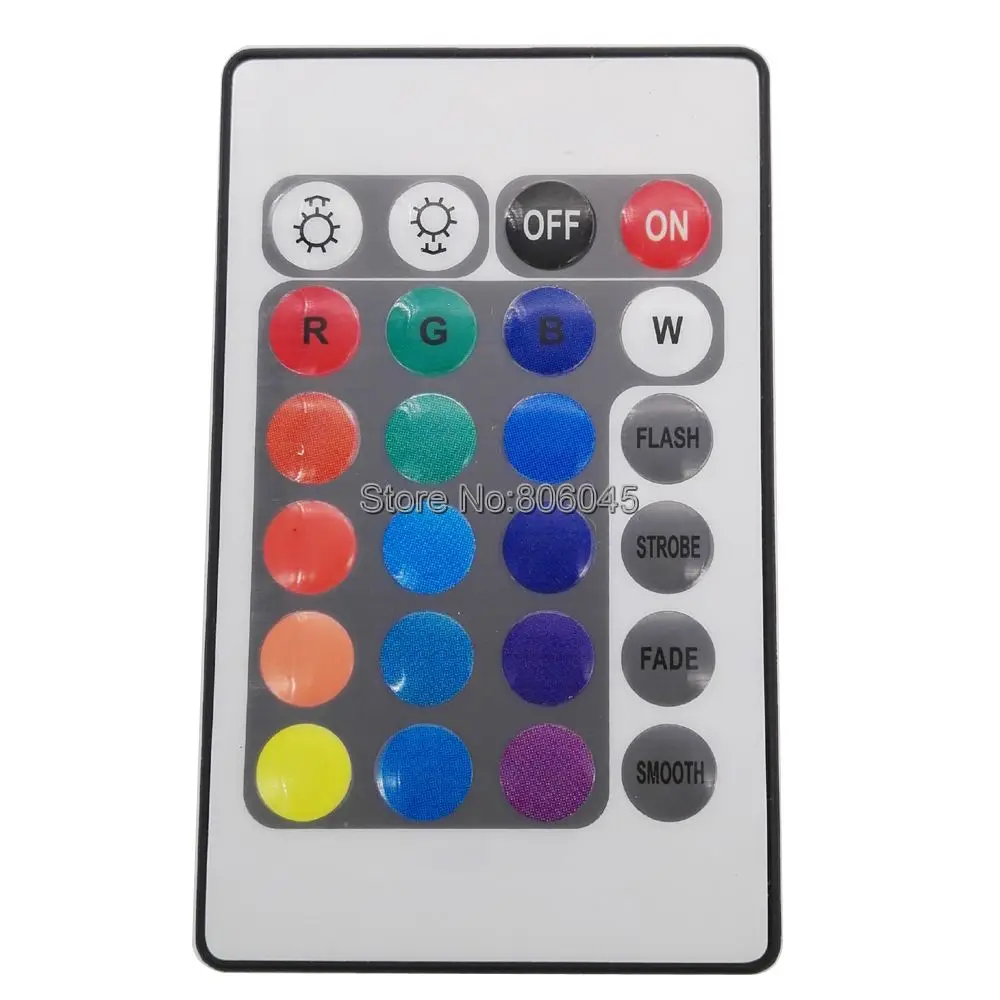 DC12V 6A 2x3A Общий Анод RGB светодиодный контроллер с 24Key ИК Беспроводной пульт