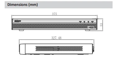 Dahua 4 к английская версия NVR4216-16P-4KS2 NVR4232-16P-4KS2 16ch 32chl 16 PoE портов 4 к H.265 сетевой видеорегистратор