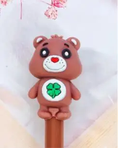 Gel Pen 1 шт Ручка гелевая с медведем 0,5 мм Kawaii ручка Новинка Канцелярские милые студенческие ручки черные гелевые ручки канцелярские принадлежности Kawaii школьные принадлежности - Цвет: Gel Pen