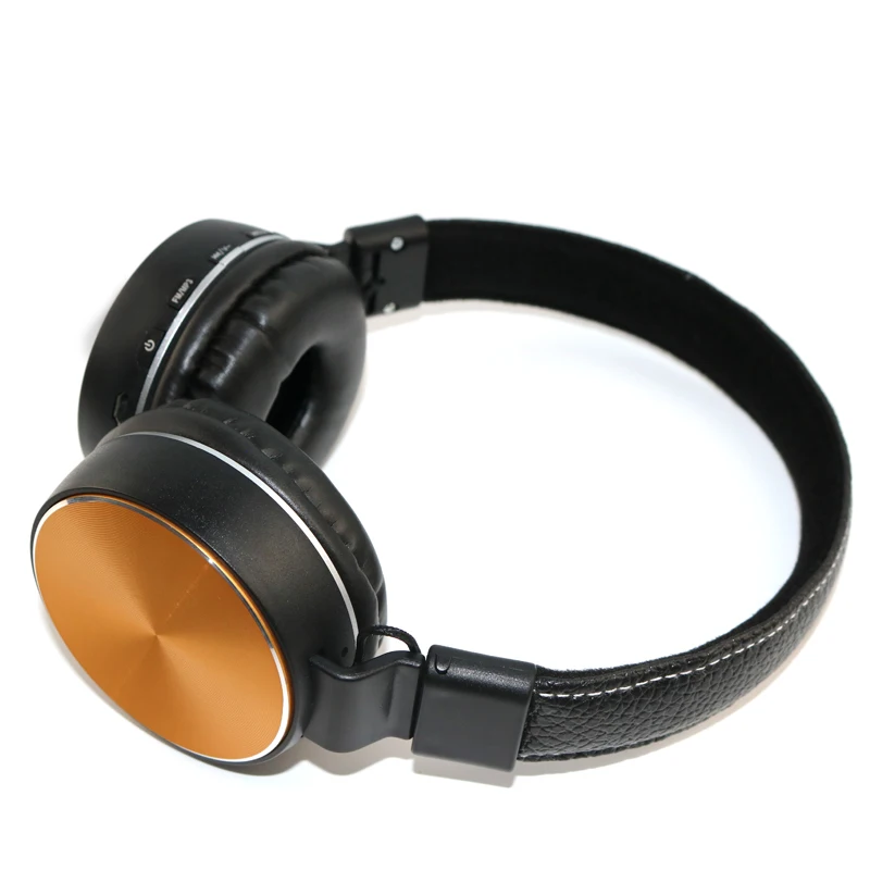 Smilyou K1 беспроводные кожаные наушники металлическая v4.2 Bluetooth гарнитура