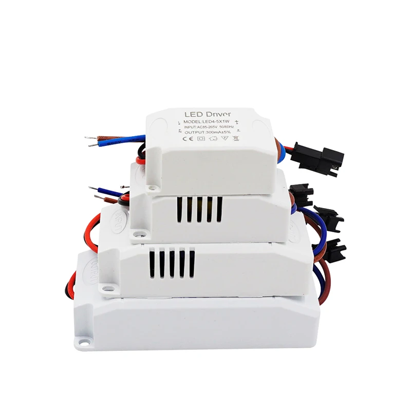 AC85-265V 1-36*1 Вт Светодиодный драйвер постоянного тока 3 Вт, 6 Вт, 9 Вт, 12 Вт, 18 Вт, 24 Вт, 36 Вт DC3-90V Питание светильник трансформаторы светодиодный вниз светильник 300mA