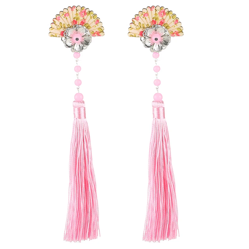 

Classical hair long tassels hanfu COS tire ancient costume side clip to clip