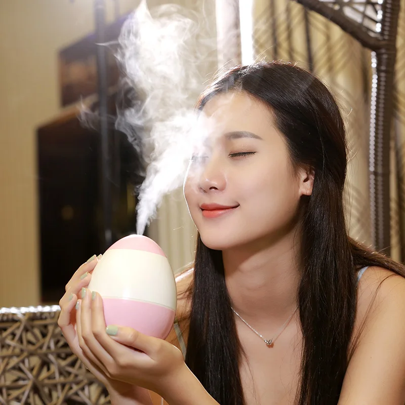 Симпатичная модель яйца неваляшка увлажнитель воздуха с USB диффузор очиститель