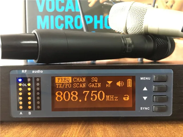 2018 новая модель 780 822 МГц хорошее качество UHF Ручной беспроводной микрофон для