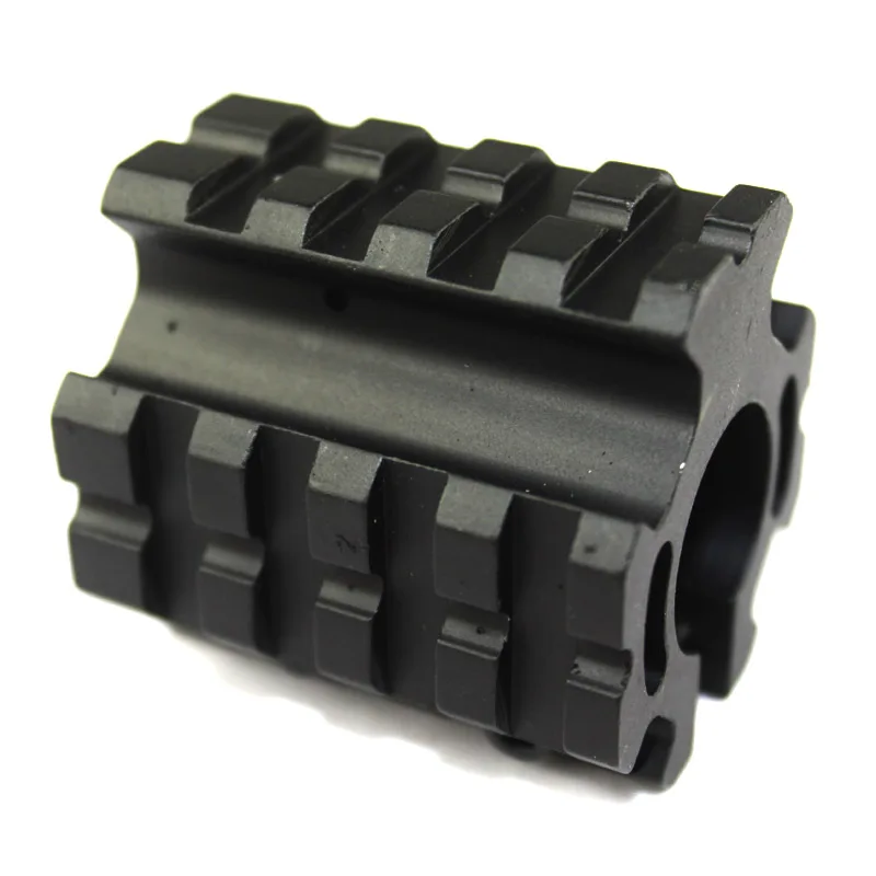 Низкопрофильный газовый блок 0 75 дюйма с четырёхъядерным креплением для