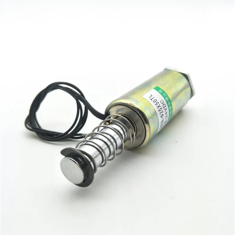 Высокое качество DC 12/24V 10mm 300g нажимной Тип трубчатый соленоид движения