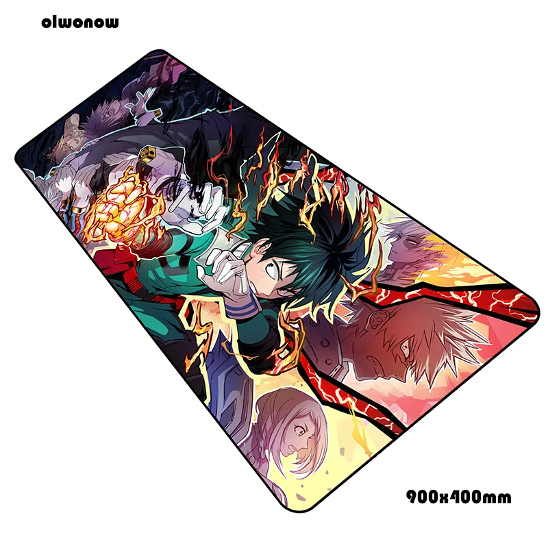 size900x400x2mm Коврик для мыши my hero Academy, красивый игровой коврик для мыши 90x40 см, коврик для мыши, игровой коврик для мыши, коврик для мыши, Настольный коврик для мыши - Цвет: size900x400x2mm