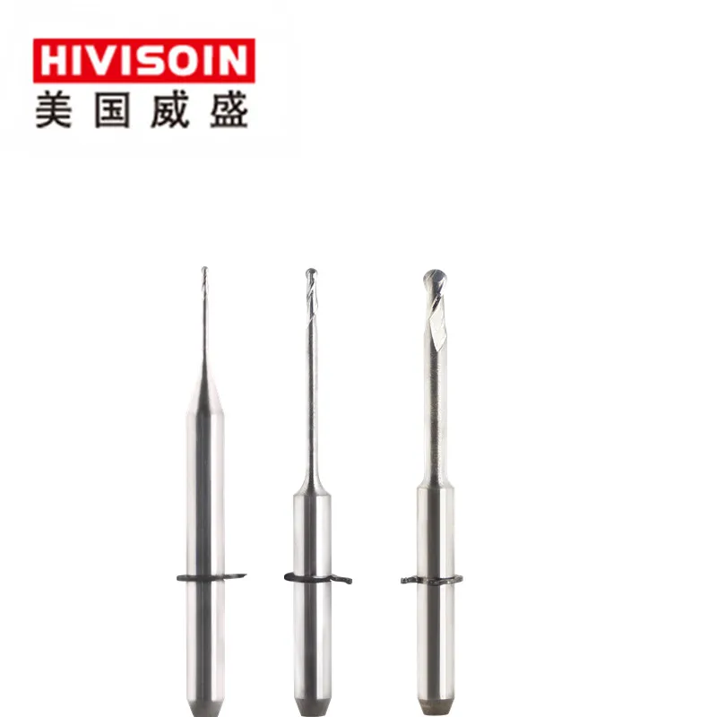 

VHF K4/K1 CAD/CAM burs Length=35mm Shank 3mm dental milling cutters zirconia/pmma/wax block end mills