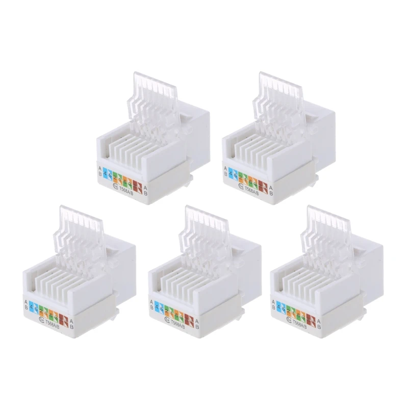 5 шт. CAT5E UTP сетевой модульный инструмент RJ45 соединительный кабель адаптер для AMP горячая распродажа