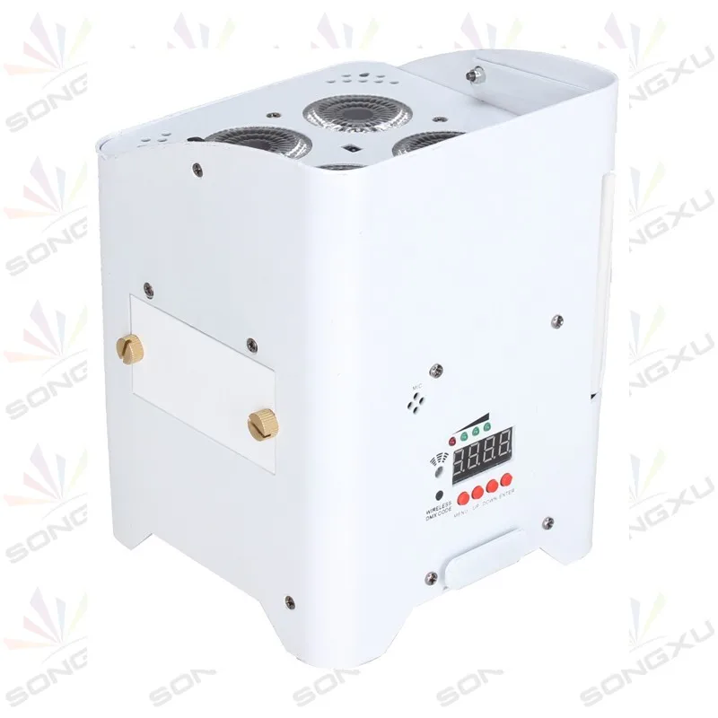 SONGXU 4X18 W 6 в 1 RGBWA+ UV беспроводной DMX с питанием от батареи свет/SX-WBPL0418