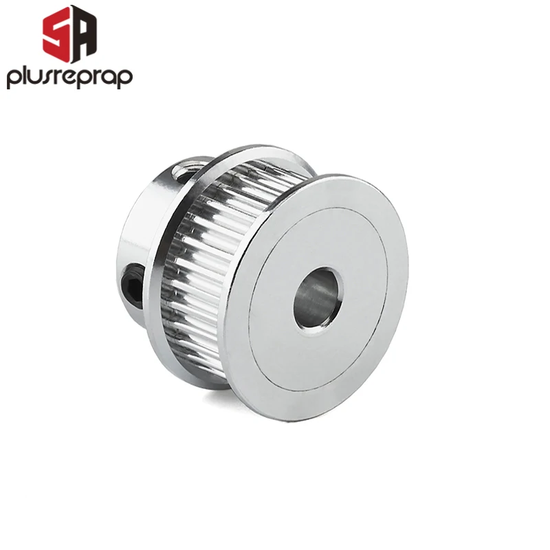 GT2 Timing Pulley 30 36 40 60 Зубья Алюминиевое отверстие 5 6.35 8MM для ширины пояса 6мм 10мм пояс 3D