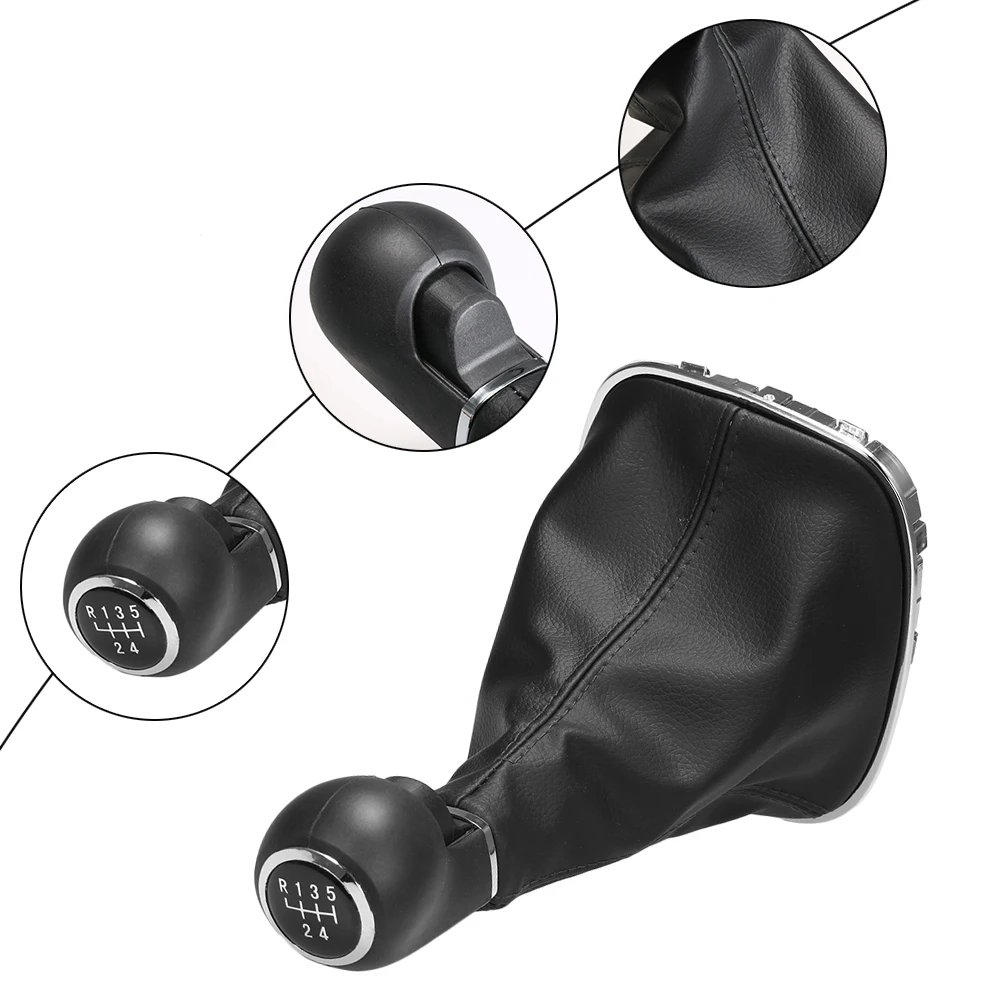 Из искусственной кожи пыленепроницаемый 5 Скорость Шестерни рукоятка рычага