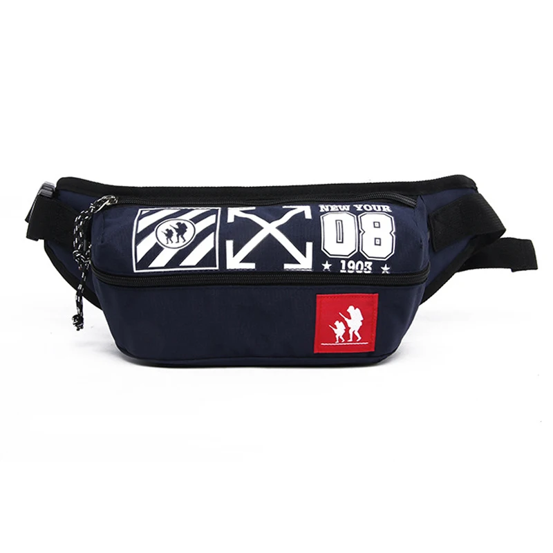 D Waist bag Чехол на пояс сумки унисекс нагрудный пакет сумка формы «банан» уличные спортивные хип-хоп пакеты бум пакет Оксфорд ткань сумка через плечо - Цвет: D Waist bag