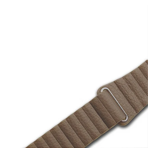 Натуральная кожа петля ремешок для apple watch band 44 мм 40 мм, 42 мм, 38 мм, версия apple watch 5/4/3/2/1 наручных часов iwatch, магнитный ремешок для часов аксессуары - Цвет ремешка: brown