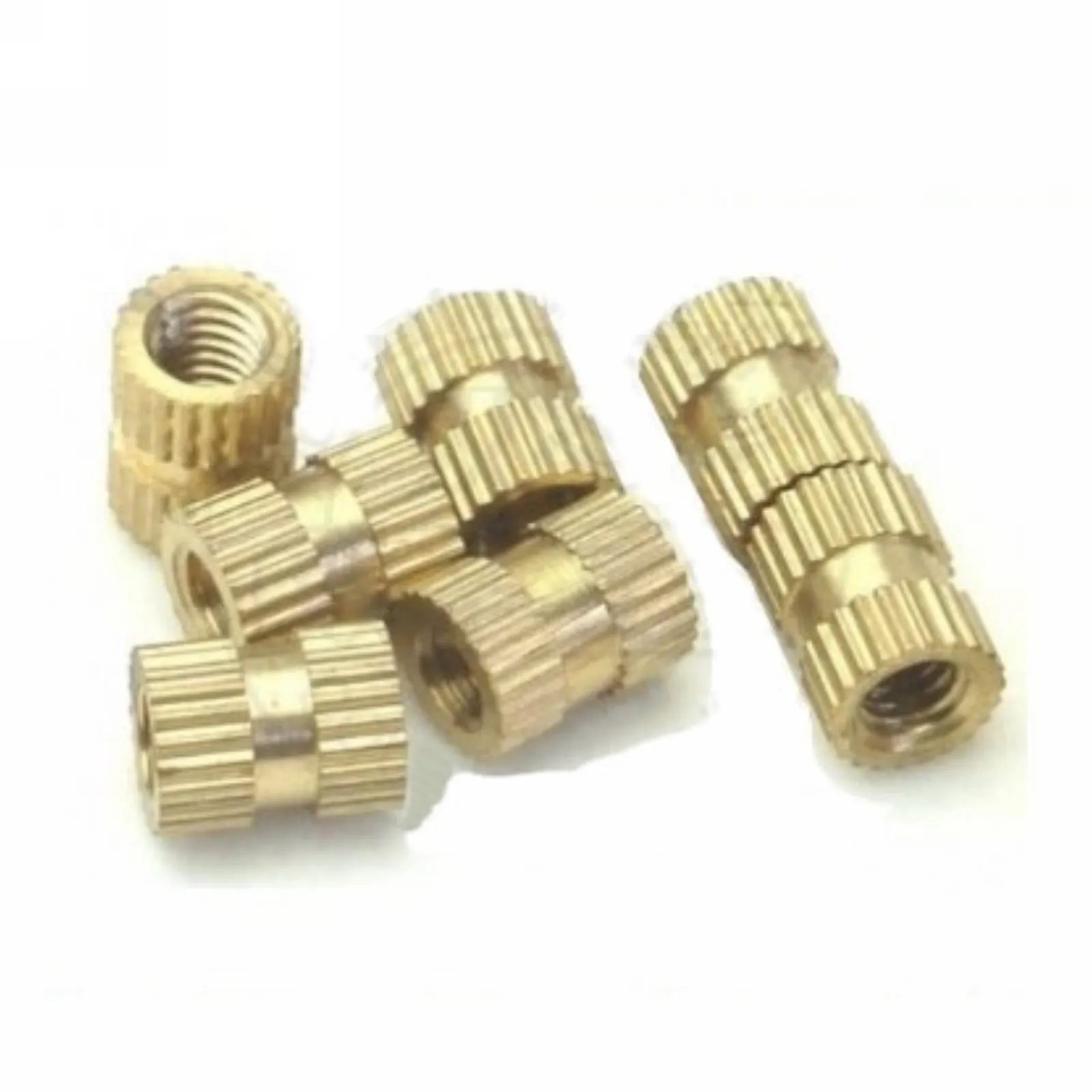 

Lot100 Brass Гайка с накаткой M3 * 5mm(L)-5mm(OD) Метрические резьбовые крепежи